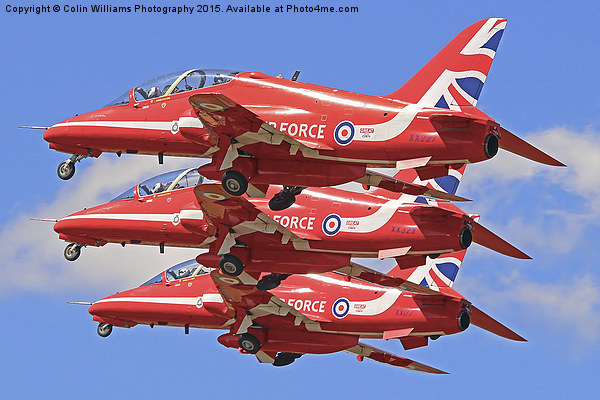  The Red Arrows Take of at RIAT 2015 Picture Board by Colin Williams Photography