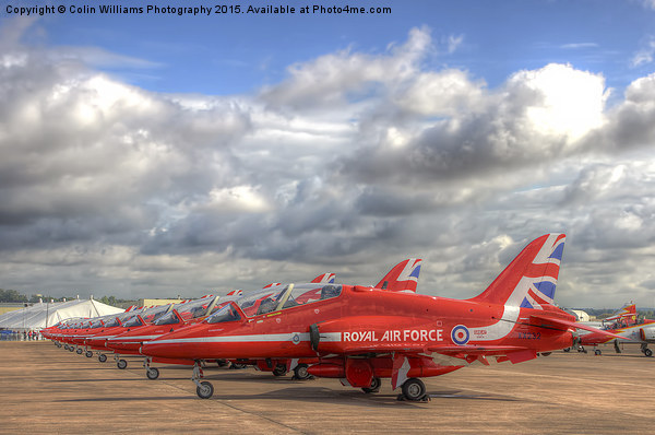   The Red Arrows RIAT 2015 2 Picture Board by Colin Williams Photography