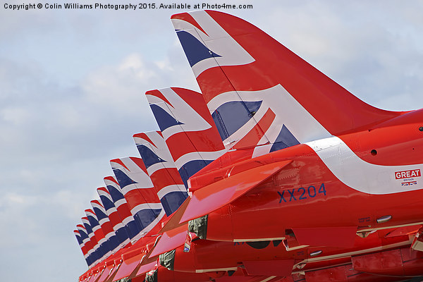  The Red Arrows RIAT 2015 3 Picture Board by Colin Williams Photography