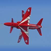 Buy canvas prints of  The Red Arrows RIAT 2015 6 by Colin Williams Photography