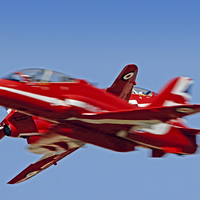 Buy canvas prints of  The Red Arrows RIAT 2015 7 by Colin Williams Photography
