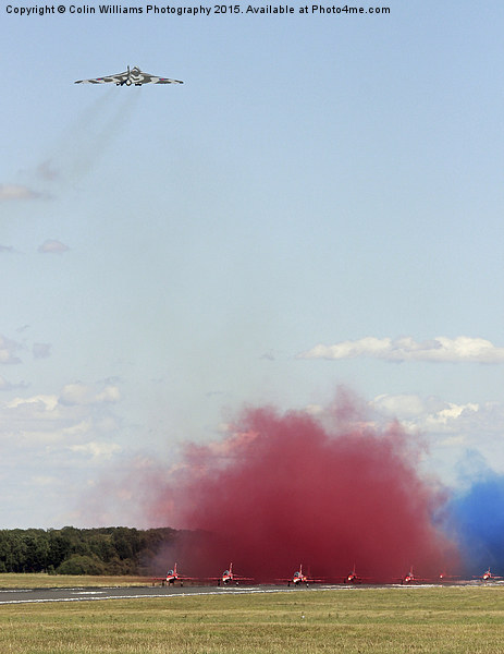   Final Vulcan flight with the red arrows 10 Picture Board by Colin Williams Photography
