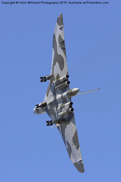  Avro Vulcan Take Off Riat 2015 Picture Board by Colin Williams Photography