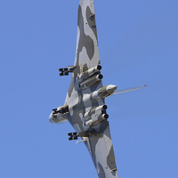 Buy canvas prints of  Avro Vulcan Take Off Riat 2015 by Colin Williams Photography