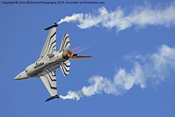  Lockheed Martin F-16A Fighting Falcon Riat 2015 1 Picture Board by Colin Williams Photography