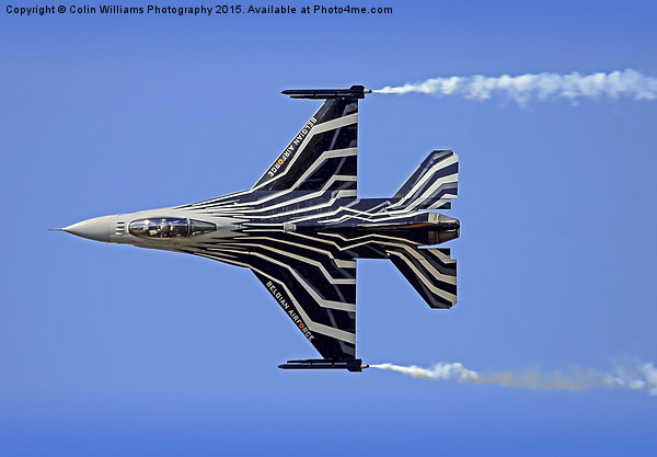   Lockheed Martin F-16 Fighting Falcon Riat 2015 4 Picture Board by Colin Williams Photography