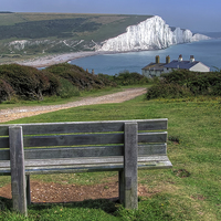 Buy canvas prints of  Seven Sisters The View by Colin Williams Photography