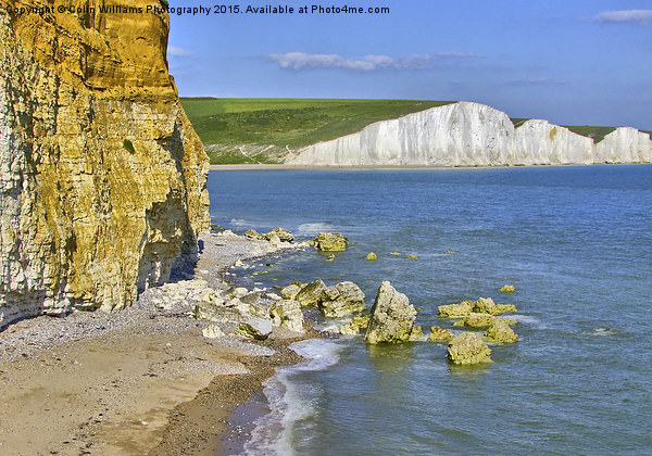  Seven Sisters and Hope Gap Picture Board by Colin Williams Photography
