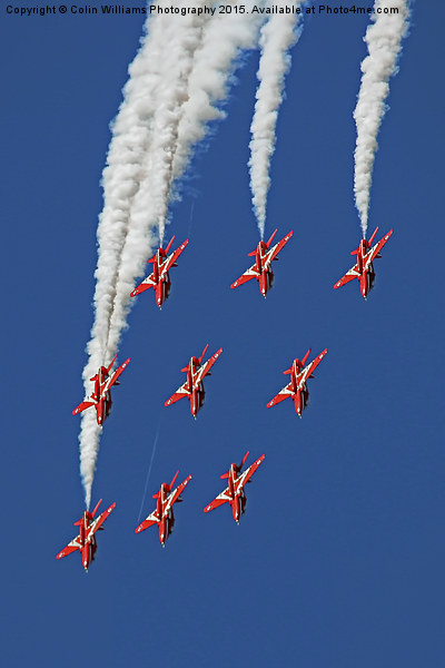  The Red Arrows RIAT 2015 12 Picture Board by Colin Williams Photography
