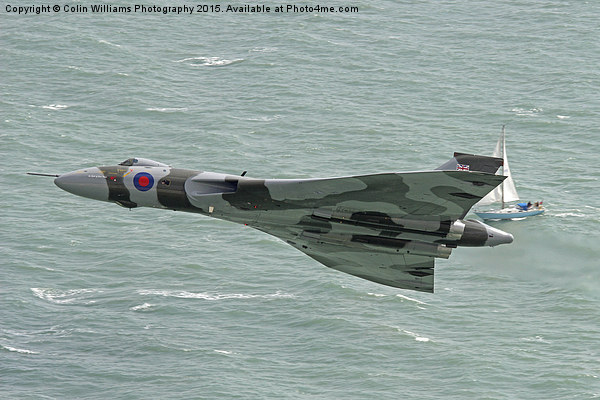   Vulcan XH558 from Beachy Head 3 Picture Board by Colin Williams Photography