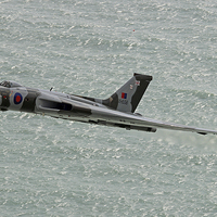 Buy canvas prints of  Vulcan XH558 from Beachy Head 4 by Colin Williams Photography