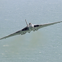 Buy canvas prints of   Vulcan XH558 from Beachy Head 5 by Colin Williams Photography