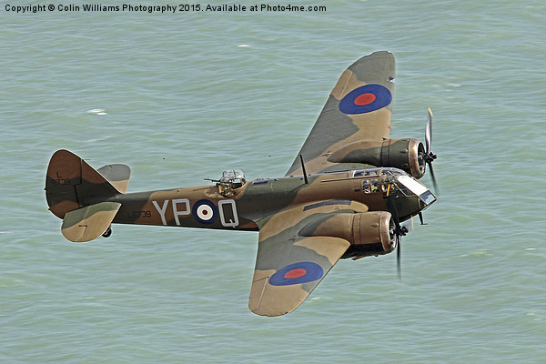   Bristol Blenheim from Beachy Head Picture Board by Colin Williams Photography