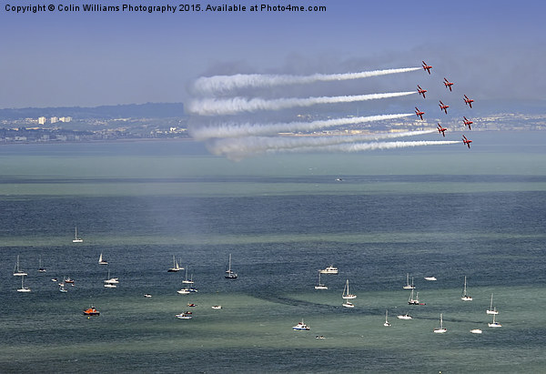  Red Arrows Eastbourne 1 Picture Board by Colin Williams Photography