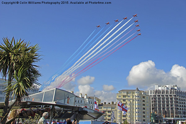   Red Arrows Eastbourne 2 Picture Board by Colin Williams Photography