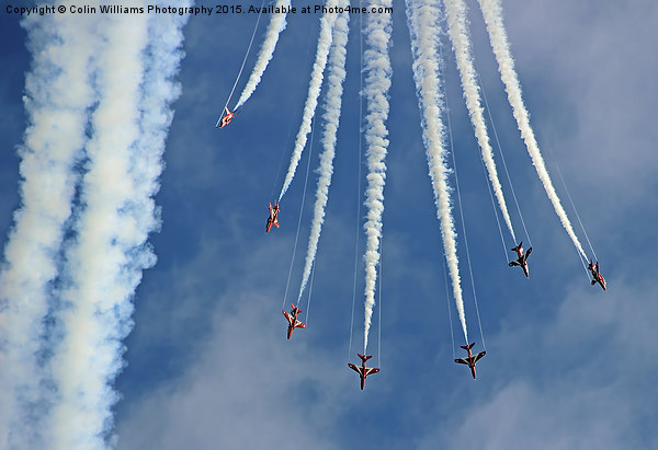    Red Arrows Eastbourne 3 Picture Board by Colin Williams Photography