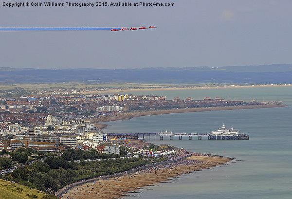   Red Arrows Eastbourne 4 Picture Board by Colin Williams Photography