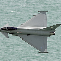 Buy canvas prints of  Eurofighter Typhoon - Eastbourne 1 by Colin Williams Photography