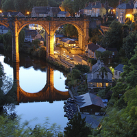 Buy canvas prints of  Night at  Knaresborough  1 by Colin Williams Photography
