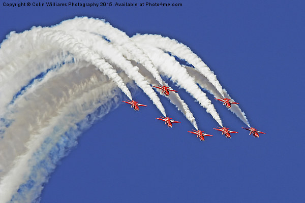   The Red Arrows RIAT 2015 16 Picture Board by Colin Williams Photography