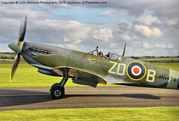  Spitfire Duxford 2 Picture Board by Colin Williams Photography