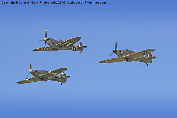  Hurricane And Spitfire 2 Picture Board by Colin Williams Photography