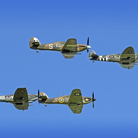 Buy canvas prints of  Hurricane And Spitfire 5 by Colin Williams Photography
