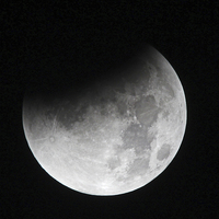 Buy canvas prints of  The supermoon eclipse 28.09.2015. by Colin Williams Photography