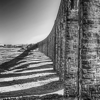 Buy canvas prints of   The Ribblehead Viaduct 3 BW by Colin Williams Photography