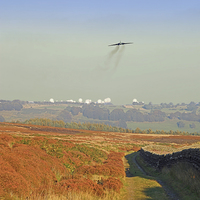Buy canvas prints of  The Vulcan Farewell Tour RAF Menwith Hill  by Colin Williams Photography