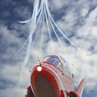 Buy canvas prints of  The Red Arrows - Eastbourne 2015 by Colin Williams Photography