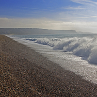 Buy canvas prints of   Chesil Beach Portland Dorset 2 by Colin Williams Photography