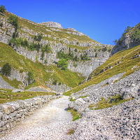 Buy canvas prints of   Gordale Scar 2 by Colin Williams Photography