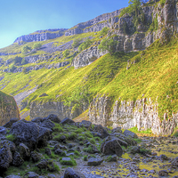 Buy canvas prints of   Gordale Scar 4 by Colin Williams Photography
