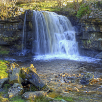 Buy canvas prints of  East Gill Force, Keld, Yorkshire Dales by Colin Williams Photography