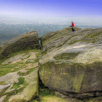 Buy canvas prints of   Almscliff Crag Yorkshire 2 by Colin Williams Photography
