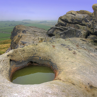 Buy canvas prints of  Almscliff Crag Yorkshire 3 by Colin Williams Photography