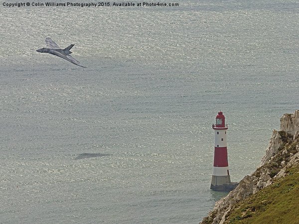   Vulcan XH558 from Beachy Head 8 Picture Board by Colin Williams Photography