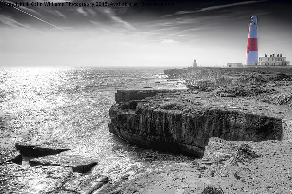  Portland Bill 5 BW Picture Board by Colin Williams Photography