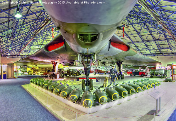  Vulcan and Bombs - R.A.F. Museum Hendon 2 Picture Board by Colin Williams Photography