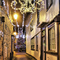 Buy canvas prints of  Christmas in Knaresborough 1 by Colin Williams Photography