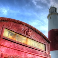 Buy canvas prints of Portland Bill Phone Box by Colin Williams Photography