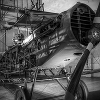 Buy canvas prints of Restoring a Biplane by Colin Williams Photography