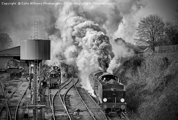 The Train Departing. Picture Board by Colin Williams Photography