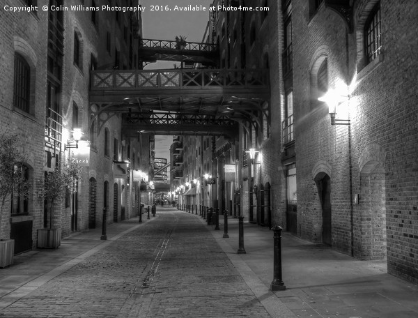 Shad Thames and Butlers Wharf London Picture Board by Colin Williams Photography