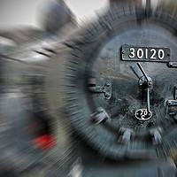 Buy canvas prints of Abstract Steam Engine by Colin Williams Photography