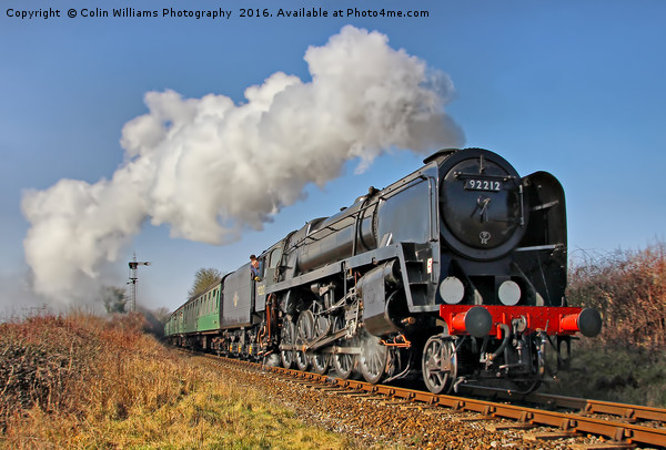 92212 Approaches Ropley 2 Picture Board by Colin Williams Photography