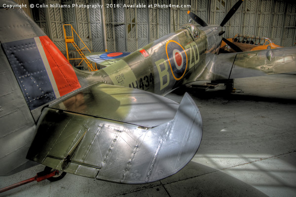 Spitfire MH434 Hangar Duxford 3 Picture Board by Colin Williams Photography