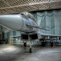 Buy canvas prints of Eurofighter Typhoon At Rest  by Colin Williams Photography