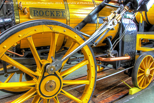 Stephenson's Rocket 1 Picture Board by Colin Williams Photography